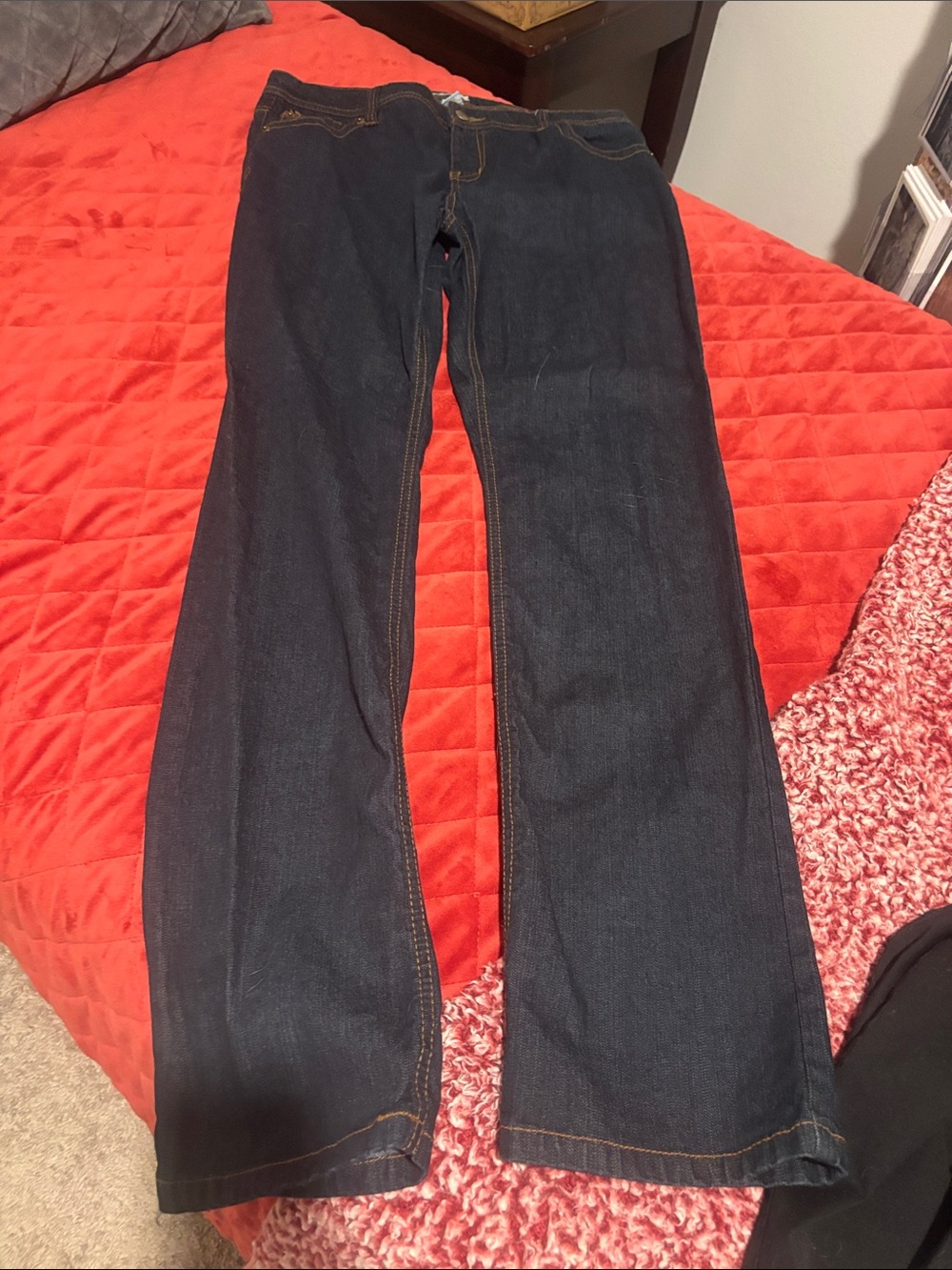 SO Dark Indigo Wide Leg Jeans